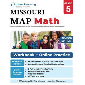 Missouri Assessment Program Test Prep: 5th Grade Math Practice Workbook and Full